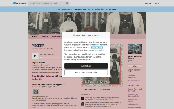 dazeyandthescouts.bandcamp.com