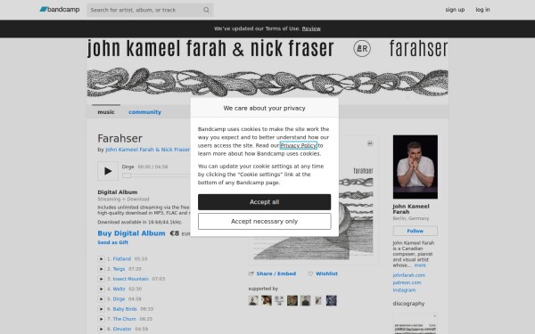 johnkameelfarah.bandcamp.com