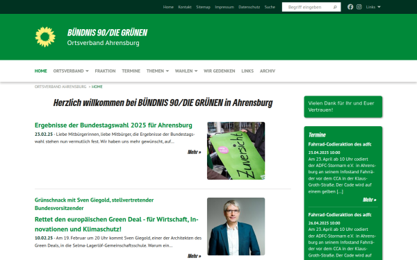 www.gruene-ahrensburg.de