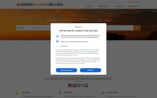 www.ontariosunshinelist.com