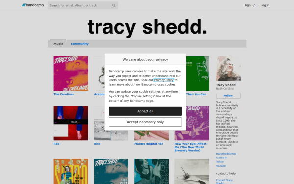 tracyshedd.bandcamp.com
