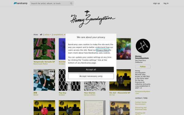 honeysoundsystem.bandcamp.com