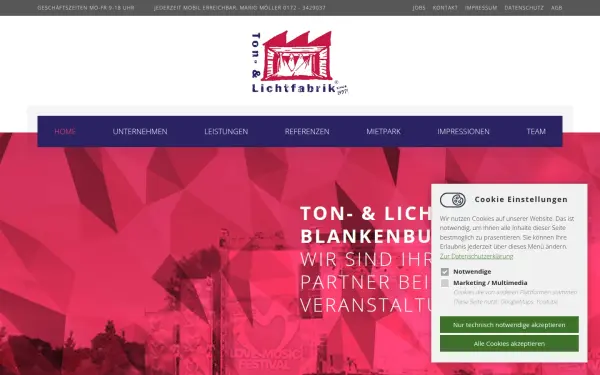 www.ton-und-lichtfabrik.de