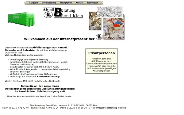 abfallberatung-klein.de