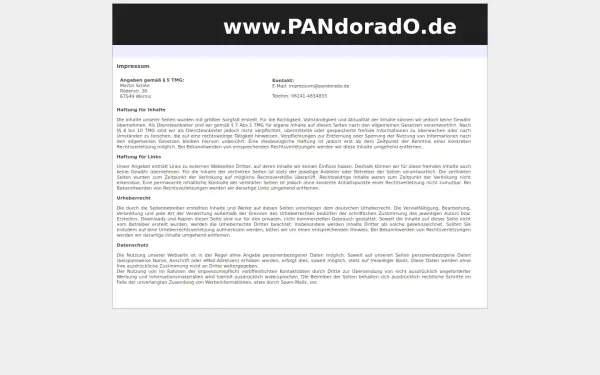 www.pandorado.de