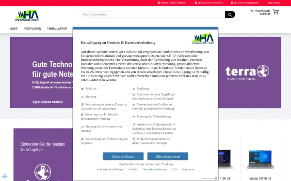 www.hardwarearea.de