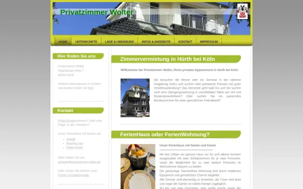 www.privatzimmer-wolter.de