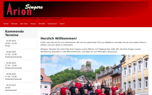 arion-singers.de