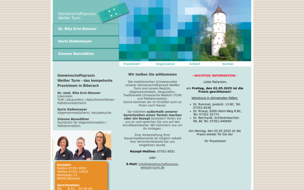 www.gemeinschaftspraxis-weisser-turm.de