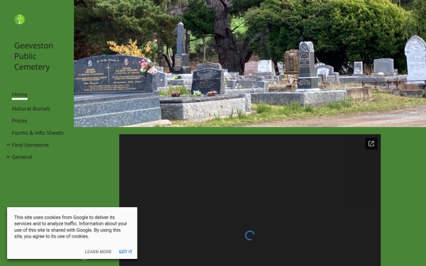 www.geevestonpubliccemetery.com.au