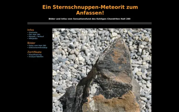 sternschnuppenmeteorit.com