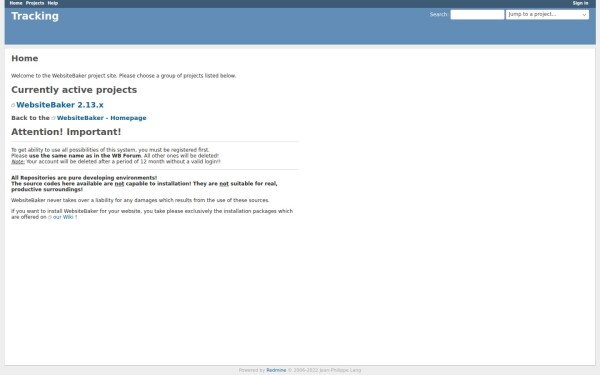 project.websitebaker.org