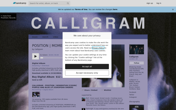 calligram.bandcamp.com