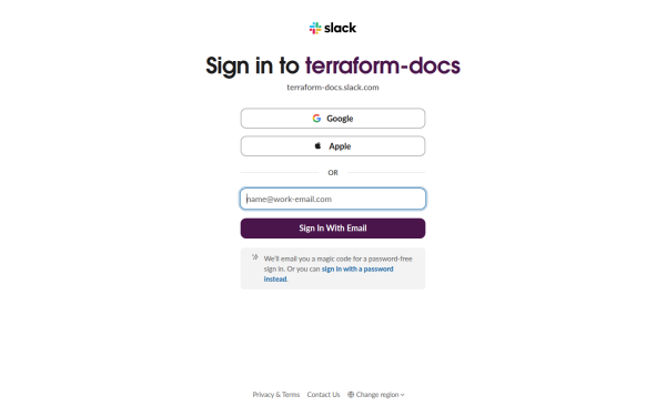 terraform-docs.slack.com