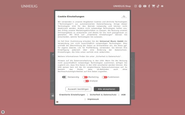 www.unheilig-lichterland.de
