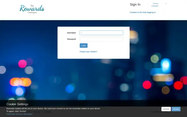 www.therewardscatalogue.com