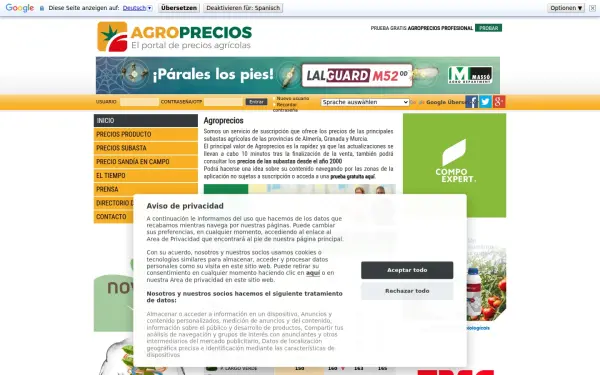 www.agroprecios.com