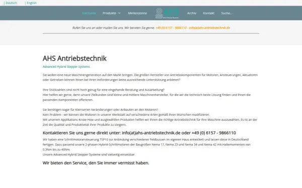 ahs-antriebstechnik.de