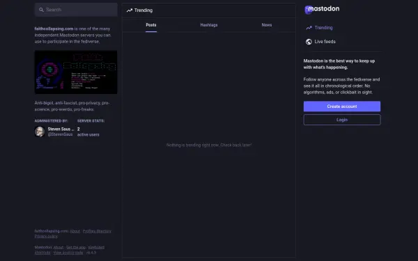faithcollapsing.com