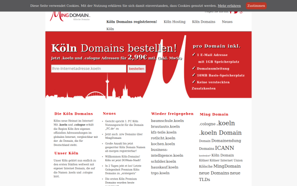 www.mingdomain.koeln