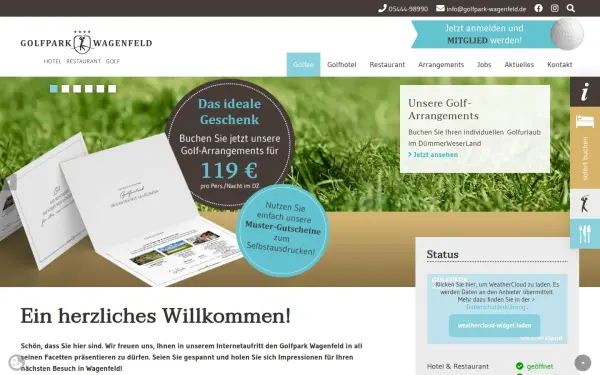 www.golfpark-wagenfeld.de