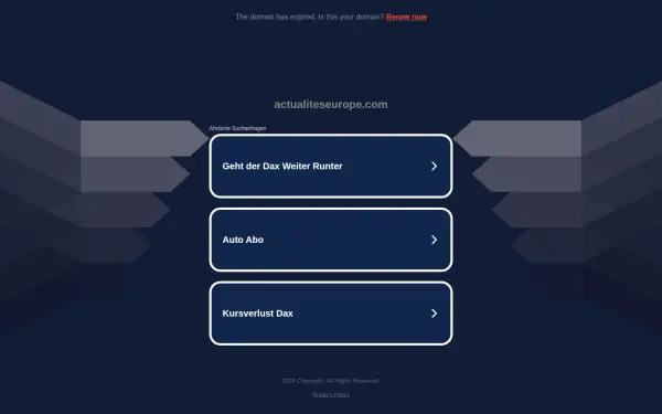 actualiteseurope.com