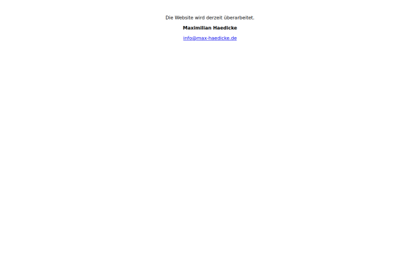 max-haedicke.de