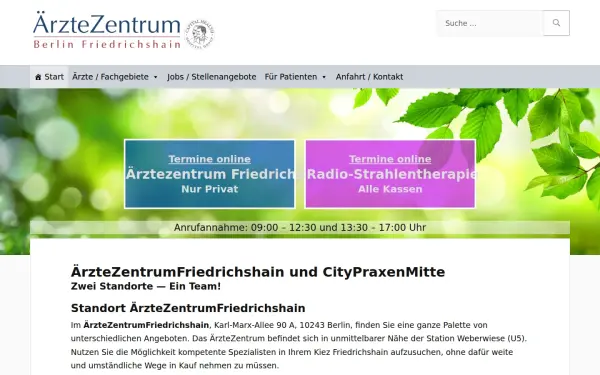 www.aerztezentrum-friedrichshain.de