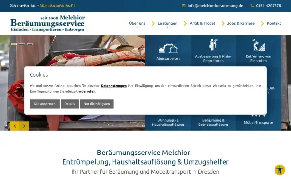 www.melchior-beraeumung.de