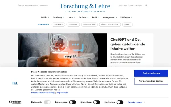 www.forschung-und-lehre.de
