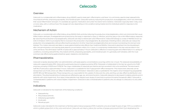 celecoxib4x4.com
