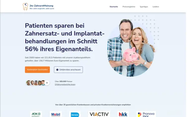 www.2te-zahnarztmeinung.de