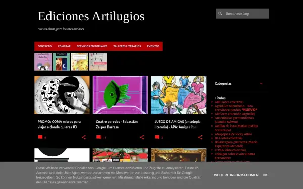 www.edicionesartilugios.com.ar