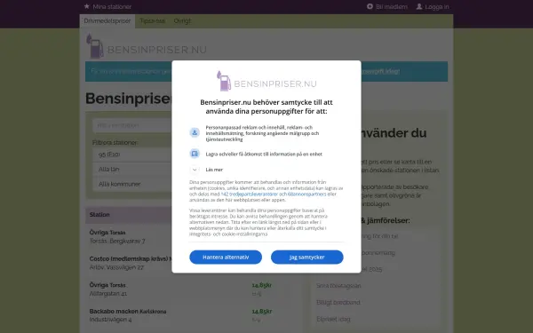 bensinpriser.nu