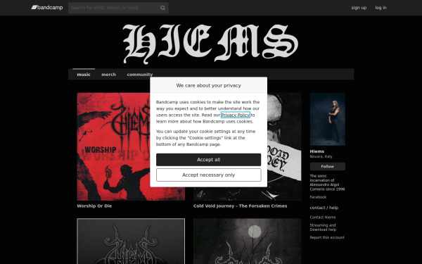 hiemsofficial.bandcamp.com
