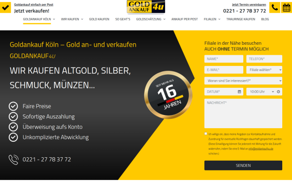 www.goldankauf4u.de
