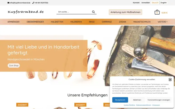 kupferarmband.de