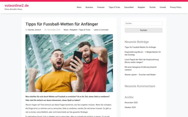 www.voteonline2.de