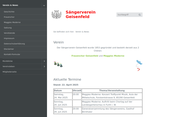 saengerverein-geisenfeld.de