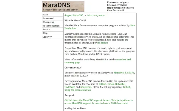 maradns.samiam.org