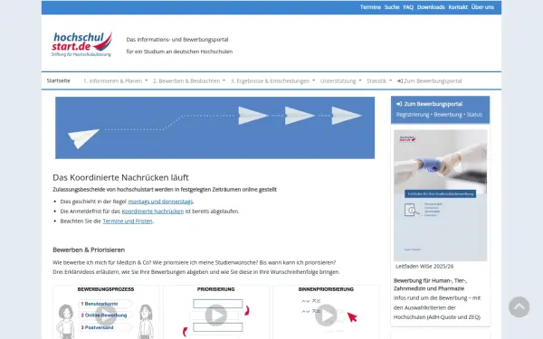 hochschulstart.de
