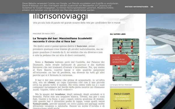 www.ilibrisonoviaggi.com