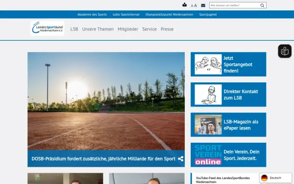 www.lsb-niedersachsen.de