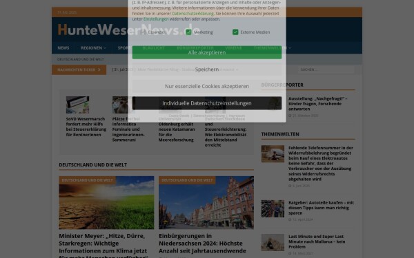 huntewesernews.de