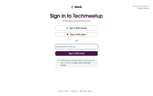 techmeetupcommunity.slack.com