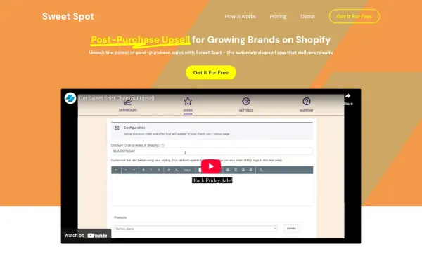 sweetspotcheckoutupsell.com