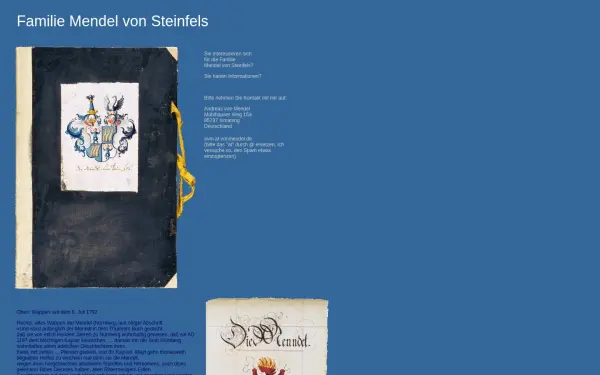 mendel-von-steinfels.de