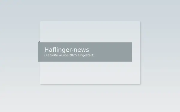 haflinger-news.de