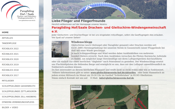 www.gleitschirmverein-hof.de