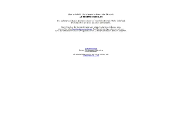 www.1a-tanzmusikduo.de
